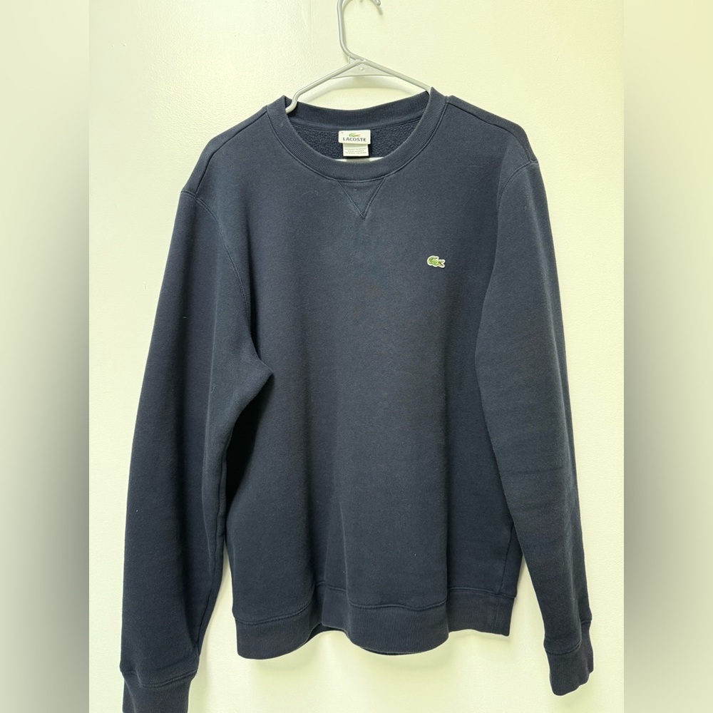 Lacoste Men's Dark Blue Crewneck Sweater
